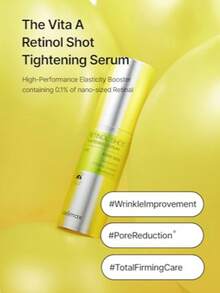 [Celimax Official] The Vita A Retinol Retinol Retinal Shot Tightening Booster | With Liposomized Retinal, Matryxyl, Pore Minimizer, Wrinkles & Fine Lines, Firmer Skin, 15ml, Retinol Skincare | For Smoother Skin Textures Skin Care Korean Skincare Face Care Products Skin Care Products Korean Face Care Skin Care Set Korean Skin Care - Retinol - 查看 3