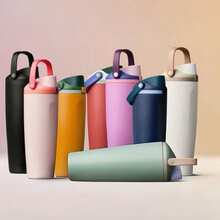 30 Oz  Outdoor Sports Water Cup Water Bottle Stainless Steel Vacuumowala Insulated Cup With Lid And Straw Suitable For Water, Iced Tea Or Coffee. - 彩色 - 查看 1