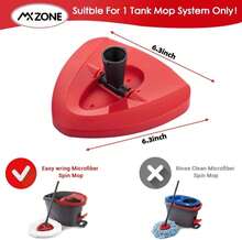 Spin Mop Head Replacement Base Head Compatible With O Cedar Spinning Mop Replace Head Cover Plastic Base Case Disc Accessories Part, 1 Pack, Not Fit RinseClean - MàuC - Xem 2