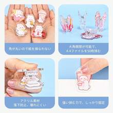 トライアングルクリップ Newseego (6個パック) クリップ式ペーパークリップ ブッククリップ ダブルクリップ かわいい 文具 整理用紙 パンチ不要 繰り返し使える 学校 ビジネス 家庭用品 クリップ オフィス キャラクター ウサギ - うさぎ6点セット - チェックする 4