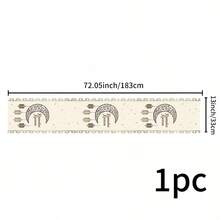这款可重复使用的斋月主题厨房桌布，饰有斋月主题的星星、月亮、灯笼、阿拉伯风格几何图案和节日祝福语。采用亚麻面料制成，是家居餐桌装饰、派对点缀、节日装饰和礼品的理想之选。提供多种尺寸。 - 彩色 - 查看 20