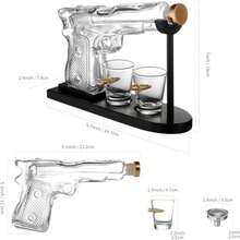 Refillable Jars - Set Of Whiskey Decanters - View 4