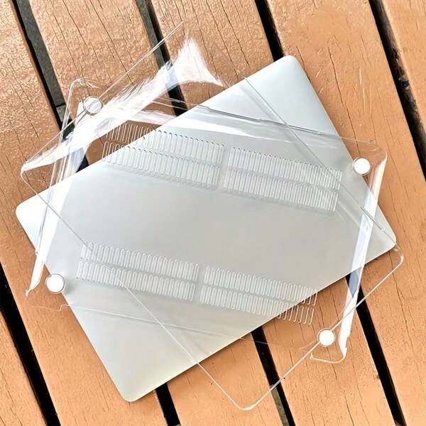 Capa Protetora Transparente Anti-Arranhões para Macbook Air 13,3 13,6 15,3, Composta por Uma Capa e Uma Base,Estojo Rígido De Plástico Para Laptop,Capa Para Laptop