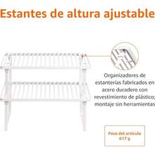 CYPNAmazonBasics Estantes apilables de almacenamiento de cocinaFashion - Blanco - Ver 6