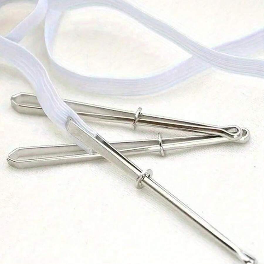 1pc Elastic Band Threader Clip For Sewing DIY, Belt Guide Needle Tool For Trousers - Nhiều màu - Xem 1