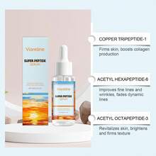 维亚瑞琳超级肽精华液 - 抗衰老面部精华液，针对细纹和皱纹，30毫升/1液盎司面部护肤精华 - 彩色 - 查看 4