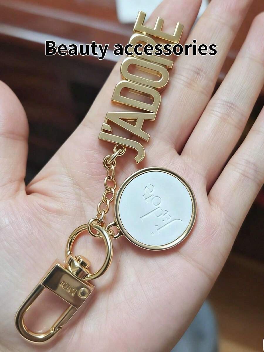 Dior Metal Clasp Genuine Stone Aromatherapy Pendant; Beauty Accessories; Metal Clasp; Aromatherapy Stone Pendant; High-End Minimalist Gift - Gold - View 1