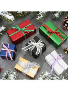 Rollo de papel de regalo con acabado metálico mate negro, adecuado para cumpleaños, Navidad, bodas, Día del Padre, baby shower, graduación, manualidades y otras ocasiones - Multicolor - Ver 3
