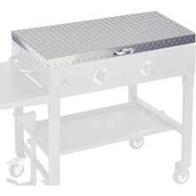 CYPNflybold - Tapa para Parrilla Modelo Blackstone - Diseño Impermeable con Tapa Superior de Aluminio - Asa de Acero Inoxidable - 94 x 56.6 x 5.6 cm - Protege tu AsadorFashion - 213470644 - Ver 2