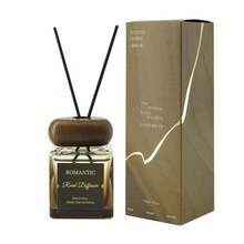 Set de regalo de aromaterapia sin llama de café, fragancia interior, aceite esencial, desodorante para el hogar, perfume de larga duración, adorno de aromaterapia de alta gama - Vela con núcleo de madera de Secret Forest / Caramel Macchiato - Ver 7