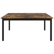vidaXL Tavolo basso Chêne Fumé 100 x 100 x 45 cm Bois d'ingénierie - Grigio - Visualizzare 6