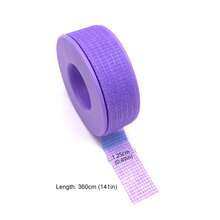 1pc Non-Woven Microperforated Silicone Eyelash Glue Tape, Breathable And Hypoallergenic, Orange Rose Red Undereye Pad, Eyelash Extension Tool - Multicolor - View 19