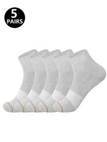 5/10 Pairs Unisex Mid-Calf Socks, Soft & Comfortable, Stylish & Elegant - Multicolor - View 12