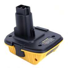1-Pack/2 Packs DCA1820 Adapter Compatible With Dewalt 18v To 20v Adapter, Compatible With Dewalt 20V Max Battery To Repalce For Dewalt 18V XRP NiCad NiMh Battery DC9096 - Mustard Yellow - View 13