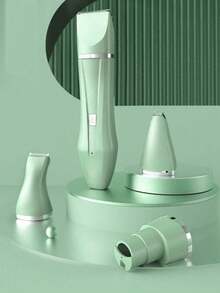 Bộ 1 máy cắt tỉa lông thú cưng sạc điện, máy tỉa lông chuyên nghiệp cho chó - Bao gồm máy tỉa lông chân, hoạt động êm ái và hiệu quả, phù hợp cho sử dụng tại nhà và thợ cắt tỉa chuyên nghiệp. - màu xanh lá - Xem 3