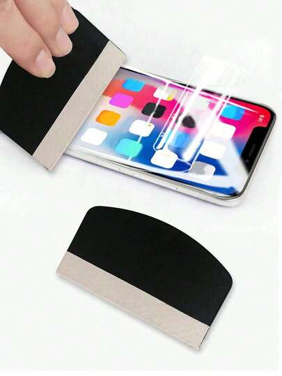 1个手机水凝胶膜刮刀，手机屏幕保护膜安装工具