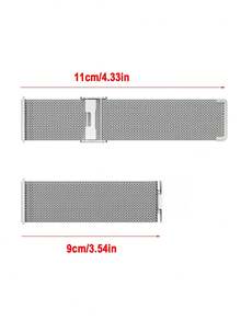 1条时尚金色米兰金属表带,适用于20mm/22mm不锈钢表带,适用于三星智能手表,兼容三星Galaxy Watch 3(42mm/46mm)、Galaxy Active 2(40mm/44mm)、Watch GT2、Galaxy Watch 6(40mm/44mm)、Galaxy Watch 4/5/6/7(40mm/44mm)、Watch 4/6 Classic(42mm/46mm/43mm/47mm)以及Galaxy Watch 5 Pro(45mm)。 - 金色 - 查看 10