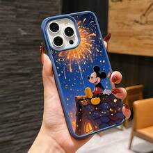Mickey Mouse Clubhouse Character Patterned Phone Case Featuring A Joyful Design. Mickey Mouse, Minnie Mouse, Donald Duck, Daisy Duck, Goofy Dog, Compatible With IPhone 17, 17 ProMax, 17 Pro, 17 Air, 16, 15, 14, 13, 12 Pro 11 XsMax Xs Xr X And Galaxy Models, With Shockproof Protection And Magnetic Case. A Fun Gift For Disney Fans ,Mickey Fans, Family, Friends, Birthdays, Holidays, And Special Occasions. A Delightful Addition To Your Phone Accessories. - 黑色 - 查看 5