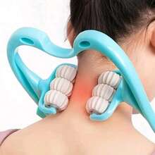 Multifunctional Manual Neck Massager, Handheld Mini Clip-On Neck Massage Device For Neck, Shoulders & Back, Home Use - A - View 3