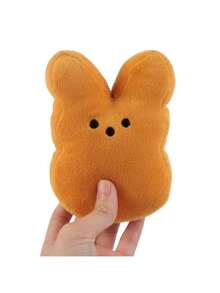 1个/6个复活节兔子毛绒玩具，卡通兔子玩偶，可爱聚酯纤维柔软毛绒兔子装饰品，适合节日和母亲节礼物，颜色随机 - 彩色 - 查看 13