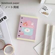 Cartoon Bear Transparent M5 Binder Set, Portable Binder Set, DIY Binder Set, Includes Stamps, Cute Stickers, Sticker Book Replacement Pages, Diary, Sticker Book, Notebook, Stamp Book, Scrapbook, Book, Stamp Book, Manual, Replaceable Transparent Inner Pages, K-Pop Photo Album, Made Of High Transparency PP Material - Multicolor - View 21