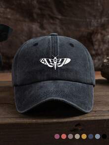 1pc Adjustable Unisex Outdoor Casual Fashion Eagle Printed Washed Breathable Baseball Cap, Suitable For Spring/Summer Outings And Daily Wear - A - View 12