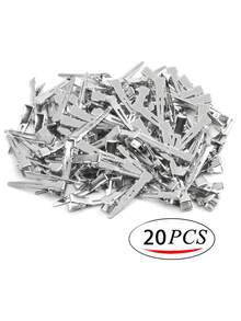 30pcs Simple Metal Small BB Clips, Fashion Casual Daily Curling Hair Tool, Small Hair Clips, Can Be Used As Hair Claws, Hair Clips, Stationery, Hair Accessories