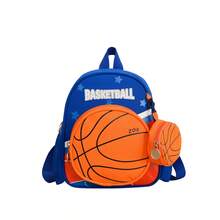 1pc Teenager Soccer Shaped Zipper Closure Casual Multi-Pocket Backpack, Suitable For Ramadan Daily Use