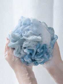 1Pc Loofah Sponge, Large Loofah 50g, Bath Sponge Soft Mesh Shower Loofah For Men Women, Body Scrub, Shower Pouf Bath Accessories, For Body Wash, Soap, Shower Loofahs, Bath Sponges Mesh Balls For Body Scrubber Exfoliator Wash Back Scrubber Bathroom - Multicolor - View 2