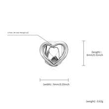 3pcs 14K Gold Plated Hollow Heart Shaped Clip-On Tooth Jewelry, Y2K Grillz For Valentine's Day & Halloween, Women - Multicolor - View 7