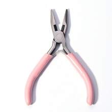 High Quality Carbon Steel Round Nose Serrated Jewelry Pliers - Pink, Ideal For DIY Beading And Crafting - Multicolor - View 12