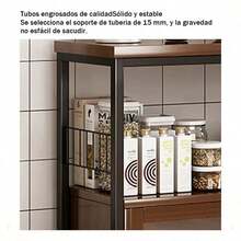 100cm Alacenas Gabinete De Almacenamiento Para Cocina O Sala - Marrón - Ver 7