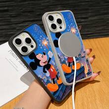 Mickey Mouse Clubhouse Character Patterned Phone Case Featuring A Joyful Design. Mickey Mouse, Minnie Mouse, Donald Duck, Daisy Duck, Goofy Dog, Compatible With IPhone 17, 17 ProMax, 17 Pro, 17 Air, 16, 15, 14, 13, 12 Pro 11 XsMax Xs Xr X And Galaxy Models, With Shockproof Protection And Magnetic Case. A Fun Gift For Disney Fans ,Mickey Fans, Family, Friends, Birthdays, Holidays, And Special Occasions. A Delightful Addition To Your Phone Accessories. - Xám - Xem 4