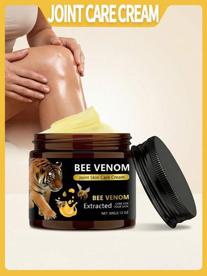 一盒60克蜂胶关节护理霜，温和滋养并保湿身体关节。这是一款舒适的局部外用乳霜，适合日常关节护理，男女皆宜。