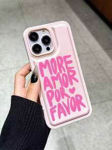 1pc New Thick Anti-Scratch Leather Texture Phone Protective Case, Compatible With IPhone 15 Pro Max, 14 Plus, 13 Pro Max, 12, 11, 7G, 7P, IX, XR, XS Max, 17 Pro, Air, With Camera Bump And Anti-Drop Protection - Pink - View 2