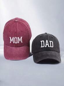 2pcs Embroidered Unisex Baseball Cap, Suitable For Fishing, Parties, Golf, Country Birthday, Vintage, Khaki + Coffee Color - Multicolor 1 - View 13