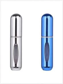 1个/2个/3个/4个/5个装 5毫升便携式迷你香水可填充喷雾瓶，配有香水泵头，适合旅行和户外使用