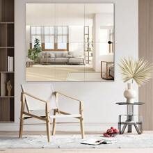 4PCS Mirror Tiles Full Length 40x30 Cm - As Pic - View 6