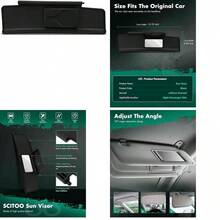 SCITOO - Parasol Lateral Derecho del Pasajero para  MX-5 Miata (Negro) - como se muestra en la figura - Ver 1