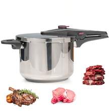 Stainless Steel Pressure Cooker – Large Induction Hob Compatible Cooker With Dual Handles For Fast Cooking At Home Or In Catering Kitchens - 4 Litre - View 9