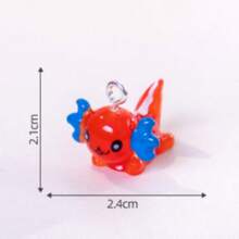 10pcs/30pcs,White Strip Hexagonal Dragon Pendants Resin Cartoon Dragon Charms For DIY Pendant Earrings Necklace Jewelry Accessories - Multicolor - View 2