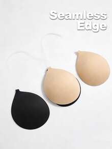 2/1pc Strapless Invisible Push-Up Bra With Detachable Halter Strap, Adhesive Bra, Suitable For Women's Backless Dresses, Washable - Multicolor - View 6