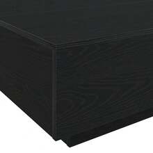 vidaXL Tavolo basso Chêne nero 85 x 55 x 31 cm Bois d'ingénierie - nero - Visualizzare 10