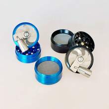 New Mini Pocket Grinder, 40mm Diameter Small Portable Handheld Style Herb Grinder, Smoking Accessory Grinder, Multiple Colors Available - one-size - View 5