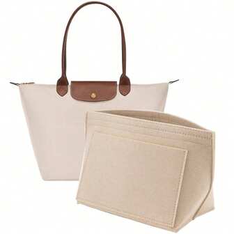 Organizer per borsa a tracolla Le Tote, inserto organizzatore in feltro multi-tasche, custodia con cerniera, accessori da viaggio per donna, elementi essenziali da viaggio