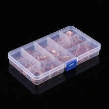 juego de arandelas planas de cobre conductividad eléctrica arandela espaciadora metálica clave - por defecto - Ver 8