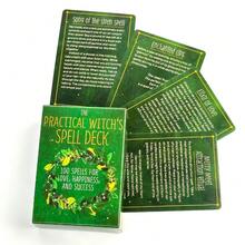 100张女巫咒语卡牌：爱情、财富、疗愈咒语，附PDF指南 - 适合初学者和进阶者的巫术礼品套装（新奇版） - 彩色 - 查看 4