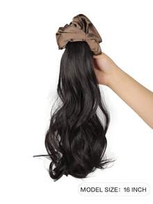 人造马尾辫，人造发髻马尾假发片，爪夹发髻发夹，人造假发髻接发，女士日常佩戴发饰 - 彩色 - 查看 2