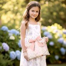 Quilted Bow Bible Sleeve Book Cover Case Padded Protector Washable Bible Bag Pouch Christian Gift For Women Girls Book Lover Gifts Assorted Floral - 各種花卉 - 查看 5