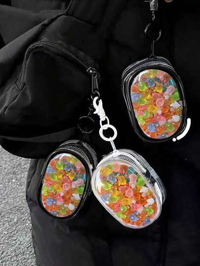 120/60/30/1pc Mini Luminous Resin Duck Decorations With Storage Bag, Resin Duckling Crafts For Dollhouse, Micro Duck Garden Dollhouse Miniature Decor, Portable Clear Figure Display Bag,Children Art Supplies Back To School, Kids Learning Supplies, Backpacks,Thanksgiving Party Favors,For Couples As Valentine'S Day, Birthday Gift,For Friends Party